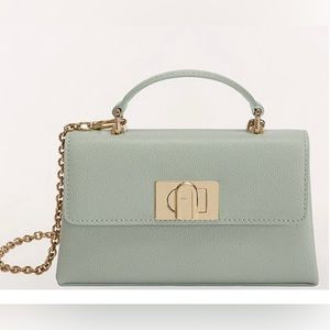 NWT Furla 1927 Mini Top Handle Crossbody Bag